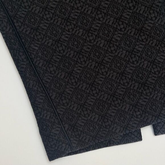 Celine Pencil Skirt Phoebe Philo Collection Black Tonal Matelasse Textured Small - Picture 7 of 12